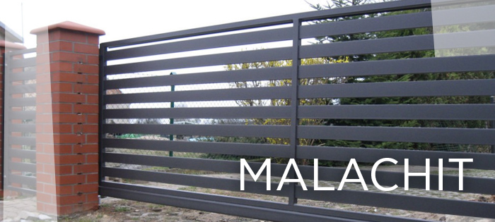 Wzór ogrodzenia frontowego Malachit firmy PLAST-MET