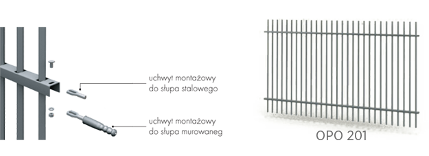Segment OPO 201, montaż