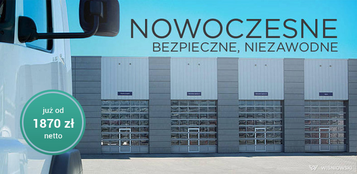 Bramy przemysłowe, systemy przeładunkowe Wiśniowski - Namysłów, Opolskie